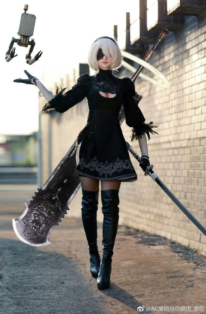2B (NieR: Automata Ver1.1a) videojuego cosplay